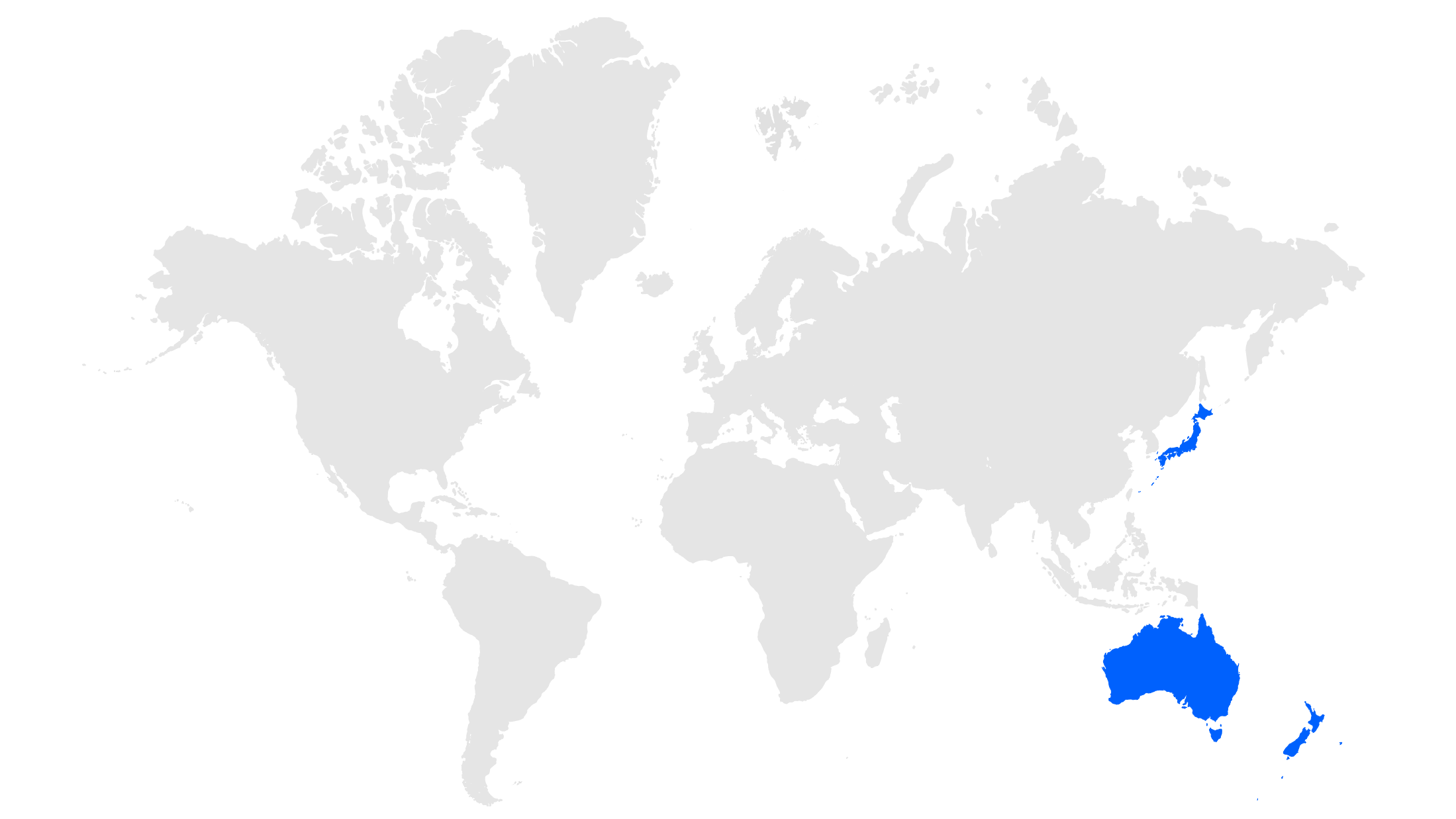 Viatris market expertise map showing JANZ regions region with geographic highlights.